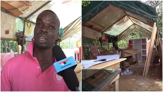 Ghanaian carpenter of 15 years says he won’t encourage his child to follow his career path