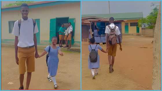 Tallest boy and shortest girl in ASTEC bond, video of duo walking together leaves many in awe