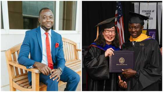 Ghanaian Young Man George Agyeah Who Got Opportunity To Travel After High School To Bag Ph.D. In U.S.