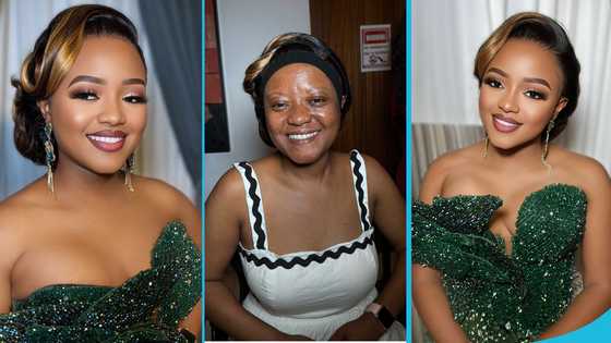 Ghanaian men express their disapproval as makeup artist turns a 50-year-old into a teenager