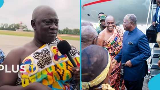 How the Asante Chiefs welcomed Otumfuo to Kumasi from abroad: "Ye som sika dwa Kofi"