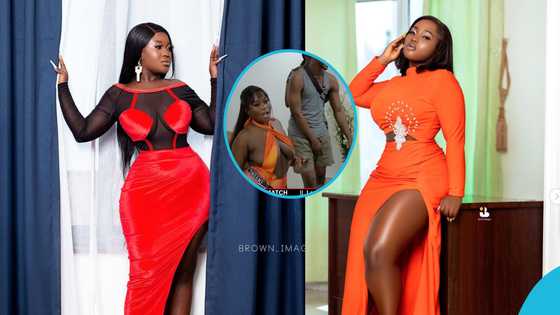 Ghanaians bash Perfect Match Xtra contestant Dellki for wearing an almost naked dress on live TV