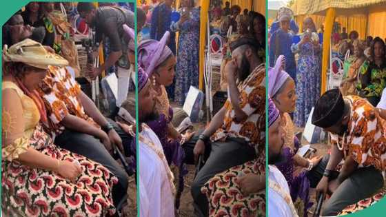 "This is too emotional": Groom watches as his bride, her mother and brother shed tears, video trends