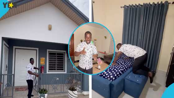 Ghanaian blogger Zionfelix unveils his new house with expensive interior for rent in Accra, "You are an inspiration"