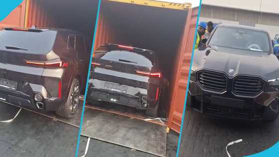 Video of 2024 BMW XM worth over GH¢2M being cleared from Tema port goes viral, many react