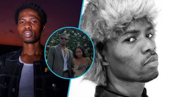 Kwesi Arthur steps out with woman rumoured to be his wife: "Celebrating love with love"