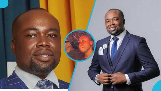 Late MP Ernest Kumi's wife breaks down in sad video as top NPP officials visit her