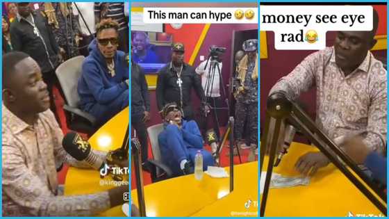 Oliver Khan The Ship Dealer mesmerises Shatta Wale with his vibe as they meet in Kumasi, gets dollars