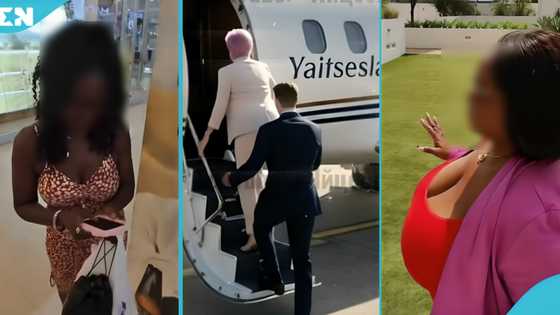 Alleged Russian man shares videos of his escapades with GH women in Accra, many react