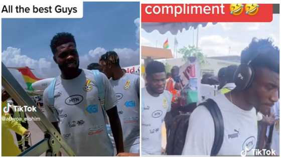 Black Stars: Thomas Partey tells Kudus to gift fan money after singing his praises, video sparks laughter