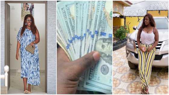 Tracey Boakye Shows Off $3000 She Received From Apartment Rental Amidst East Legon Mansion Seizure Rumours