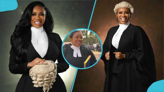 Serwaa Amihere shines bright as she and colleagues appear at the Accra High Court, video stirs reactions