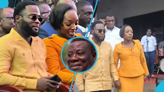 Sam Atta Mills and wife steal show at memorial lecture in father’s honour, video elicits praise
