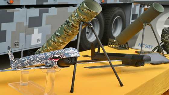 Taiwan unveils portable attack drone as China tensions rise