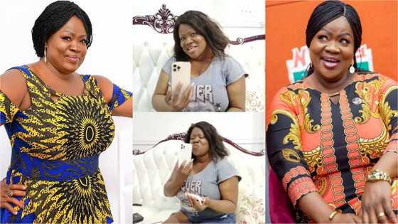Now, I can slay and flex small - Mercy Asiedu excited as her husband surprises her with iPhone 12 Pro ahead of 50th birthday