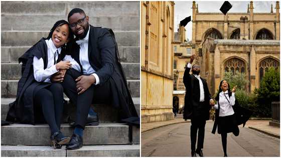 Couple graduate together with distinction at Oxford 2 years into their marriage