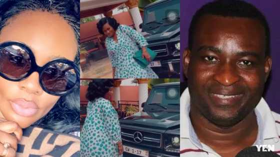 Video of Chairman Wontumi's pretty wife pops up as she dances in front of her G-Wagon amid Afia Schwar 'chopping' saga