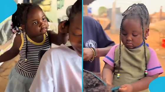 Meet Lordina, 3-year-old Ghanaian prodigy who braids hair like a professional hairdresser