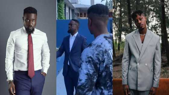 Sarkodie advises rising Nigerian artiste on how to make it with rap in Africa in viral video