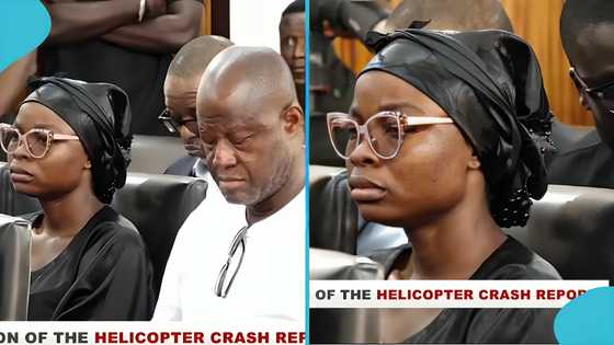 Ernest Addo Mensah's widow attends helicopter crash report presentation, video evokes sorrow
