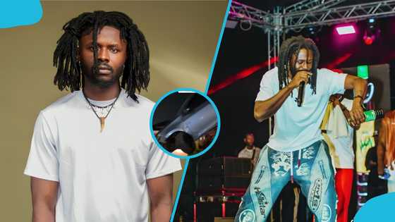Obuasi rapper Atia Gh reportedly in critical condition after serious accident, video evokes sorrow