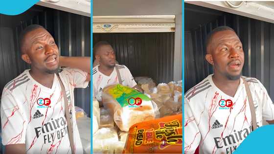 Young Ghanaian man who has been selling bread for 11 years shares his story: “I started after SHS”