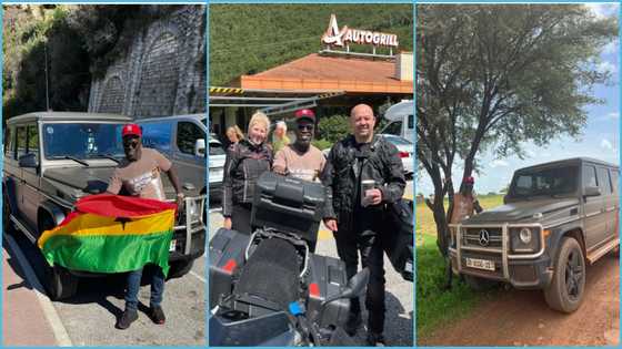 Accra to London: G-Wagon driver, Joseph Ampadu tours all five continents in the world in a solo trip