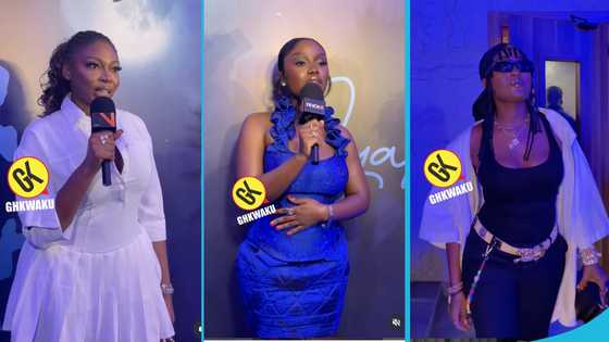 Gyakie causes a stir with her stylish halter-neck outfit at her album listening party