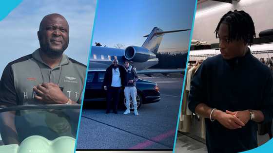 Ibrahim Mahama's son Ibrahim Junior flaunts his $18,000 diamond bracelet and earrings on Instagram