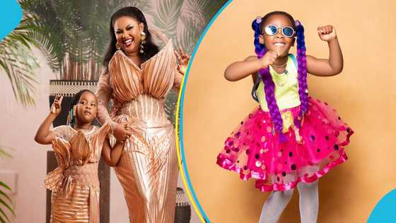 Nana Ama McBrown At 46: 3 Times Baby Maxin stole the show at her mother's birthday, photos drop