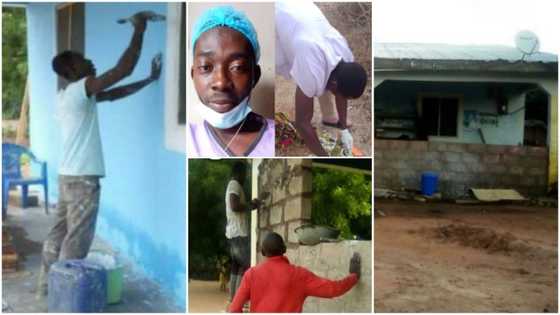 Kind GH nurse who helped woman deliver baby in bush, others give health facility facelift