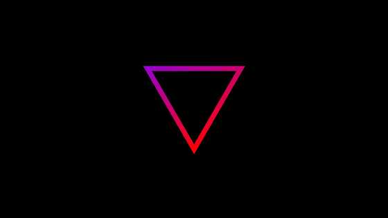 What does the upside-down triangle symbol mean in contemporary society?