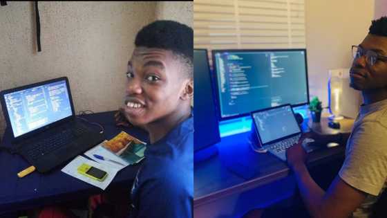 Young hustler who was coding in single room flaunts his new place after 3 years
