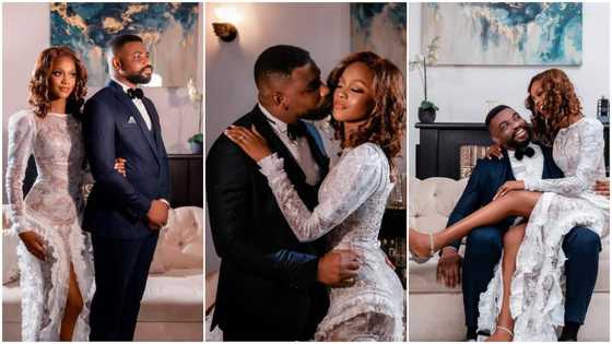 Pretty lady set to marry man who slid into her DM and said "Hello"; their pre-wedding photos stir reactions