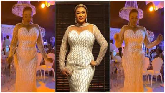 Kalsoume Sinare slays in corset dress, shows off dance moves in video as she flaunts impeccable curves, many gush over her beauty