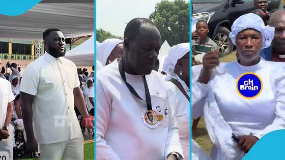 Elder Mireku's 105-year-old dad gets huge funeral, Cecilia Marfo, MOG join him in Koforidua