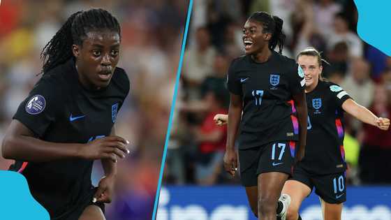 Ghanaian-born Michelle Agyemang scores to help England reach Euro final