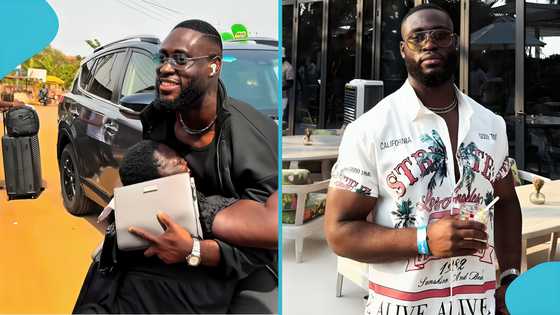 Ghanaian man surprises mother after 5 years abroad, emotional reunion video melts hearts