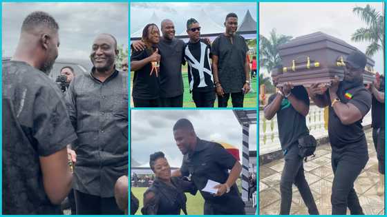 Videos drop as Alan Cash, Sammy Gyamfi, Sammi Awuku, other prominent Ghanaians mourn A Plus' dad