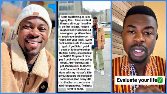 Peter Bawuah: Young Ghanaian man who failed WASSCE acquires master's degree in Canada