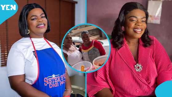 Oheneni Adazoa: Sompa FM journalist happily buys roadside kenkey