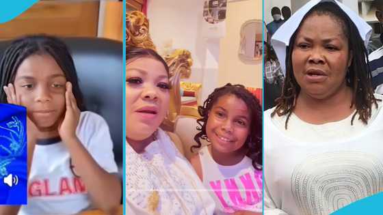 Nana Agradaa’s daughter Rihanna pleads for mercy for her mom in a sad video