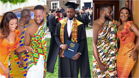 Real name, age, work, and 5 old photos of Cindy Sarpong's handsome husband pop up after wedding