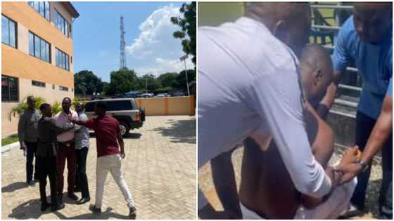 Oyibi ritual cased: Man involved tries to assault journalist after they tried to take pictures of him