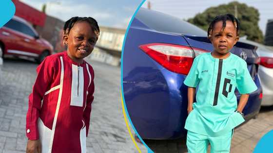 GH men delight seeing Don Little driving his Toyota Corolla at top speed on the East Legon road, video