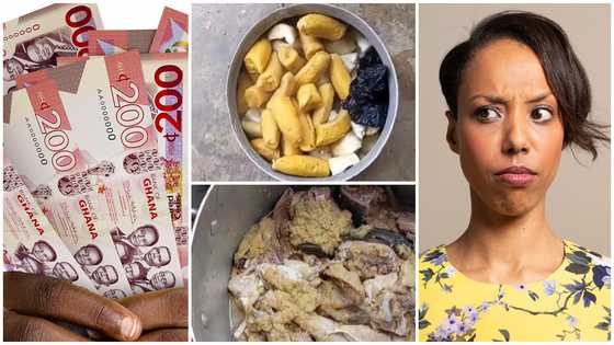 "Ghana isn't hard, you just chose to live in Accra" - GH lady teases as she shows super affordable food she purchased