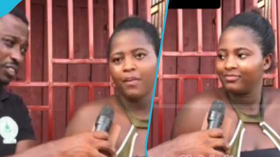 Ghanaian lady gets emotional after she speaks about her absent father: "I don't why he has not looked for me"