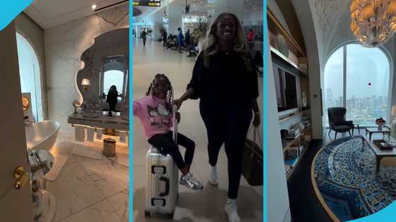 Fella Makafui @30: Actress flaunts the beautiful interior of her hotel abroad, video
