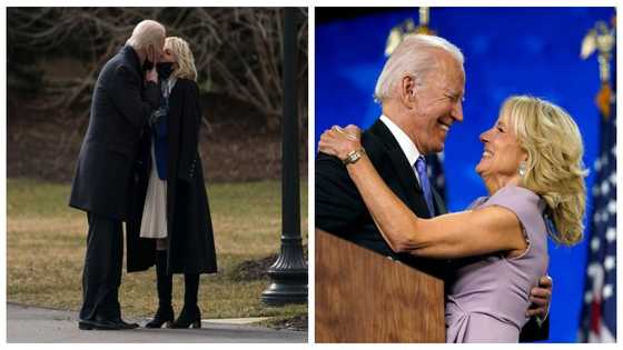 Photo of President Joe Biden sharing kiss with wife lights up internet