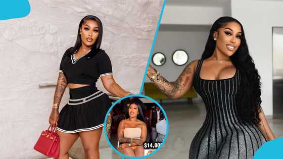 Young, Famous & African star Fantana flaunts $100,000 Bvlgari watch at an event